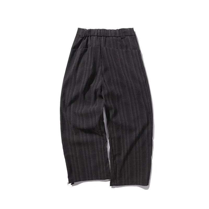 Wide Leg Design Folds Basic Solid Elegant Office Suit Pants Trousers for Women Men Streetwear Winter Spring Trending Fashion