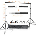 SH Photography Background Backdrop Stand Support Picture Canvas Frame System Kit With Carry Case For Muslin Photo Video Studio