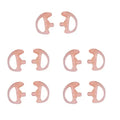 Lot 5 Pair White Silicone Earmold Earbud for Universal Walkie Talkie Radio Air Acoustic Coil Tube Earpiece Headphone S/M/L Size