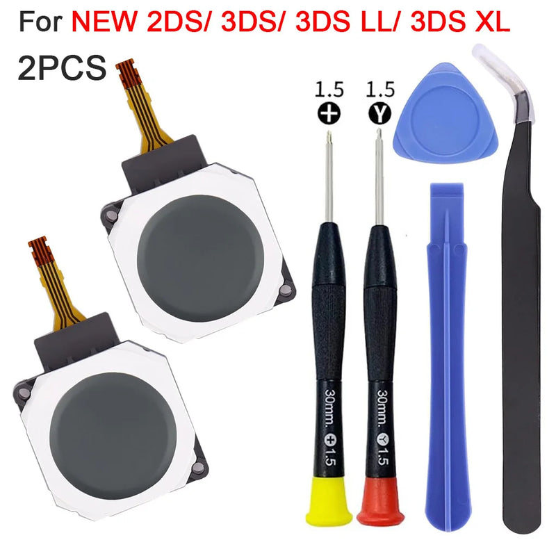 3D Analog Joystick Thumb Stick Replacement for Nintend New 3DS New 2DS XL 3DS XL for NEW 3DS XL LL 2DS XL LL Console