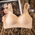 Push-Up Bras For Women Plus Size Seamless Bra Non-wire Wide Adjustable Straps Underwear Sexy Lingerie Comfort Intimates M-3XL