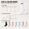 Custom Letter Socks Gym Crew for Men Women Embroidery | SAMAG