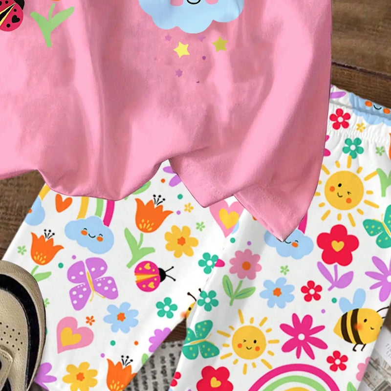 Girls' Summer Casual Outfit, Children's Sweet - View 5 | SAMAG