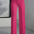 New Women's High - Waisted Draped Straight - Cut Suit Pants - View 9 | SAMAG