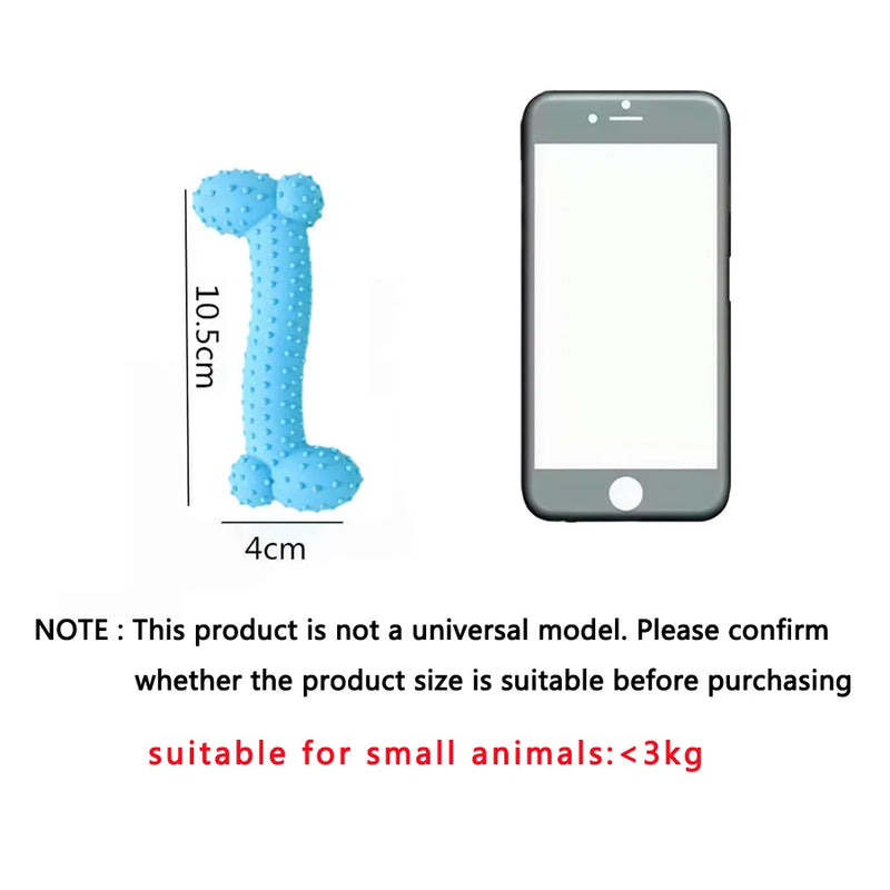 1/3pcs Small Chew Dog Toys Dog Rubber Toothbrush Stick Chew Toys For Training Chew Teeth Cleaning Pet Bone Shaped Toys