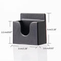 Walkies Talkies Holder 3 in 1 Clip Wall Mount ABS Clip Adhesive Back Rack Back Easy Installs Walkies Talkies Hold Device Stand