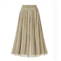 Women High Waist Polka Dot Pleated Wide Leg Pants Elastic - View 11 | SAMAG