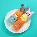 Cat toys pet plush toys self-excited toys to relieve tooth grinding cartoon animal bite-resistant plush toy supplies