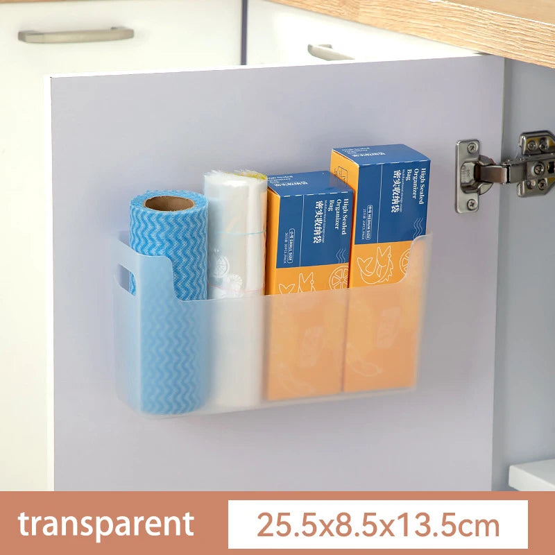 Non Perforated Cling Film Rack Inside Cabinet Wall Shelf Shelves Spice Dish Drying Door Organiser For - View 18 | SAMAG
