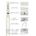 LED Strips Light 220V SMD2835 IP67 Waterproof Flexible Rope Lamp 120Leds/M High Brightness Outdoor Indoor Tape Decor EU Plug