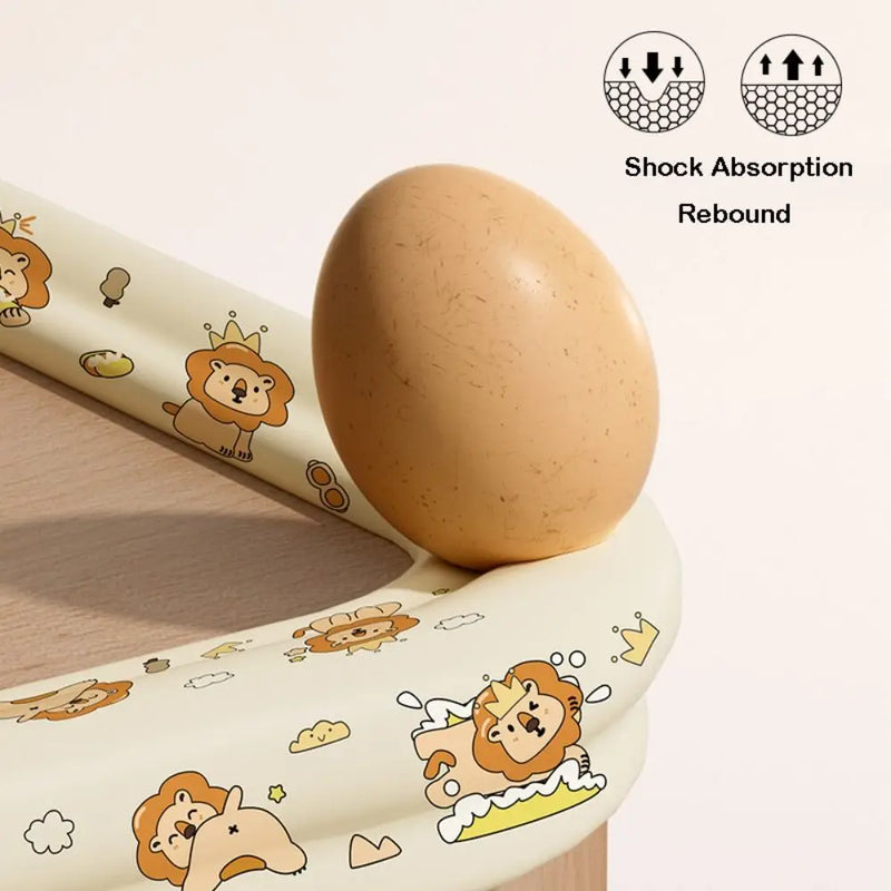 2m Desk Edge Guard Strip Cartoon Digital Pattern Soft Anti Collision Cushion Baby Safety Thickend Wall Corner Protector Bedside