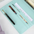 Vintage Refillable Notebook A5 A6 File Folder Notepad Cover Leather Ring Binder Office Documents Organizer Paper Storage