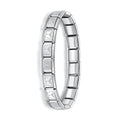 Hapiship New Women's Jewelry 9mm Width Itanlian Elastic Charm Bracelet Fashion Stainless Steel Bangle ST - Visuel 28 | SAMAG