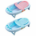 Adjustable Anti-Slip Bathing Mat for Babies Child-Friendly Sitting and Lying Bath Net Baby Bathing Stand Floating Pad