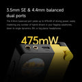HiBy W4 3.5mm 4.4mm Wireless Audio HiFi Headphone Amplifier USB DAC Bluetooth 5.4 QCC5181 AC7923B DSD512 CS43198*2 CarPlay LDAC