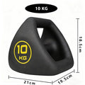3-in-1 Triangle Cast Iron Dumbbells Kettlebell Combo | SAMAG