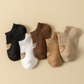 5/10pairs Baby Socks Toddler Low-cut Ankle Socks Cute Cartoon Bear Pattern Socks Boys and Girls aged 0-5 all season collection