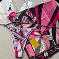 Women's Scarf Swimsuits with Letter Signature Logo Lady | SAMAG