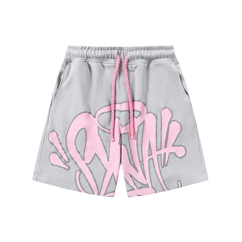 American Street Graffiti Letter Printed Sports Shorts | SAMAG