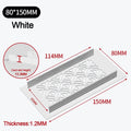 Aluminum Alloy Vents Cover Rectangle Louver Ventilator Grille Cover Breathable Mesh 50/80mm Wide Air Vent Decor