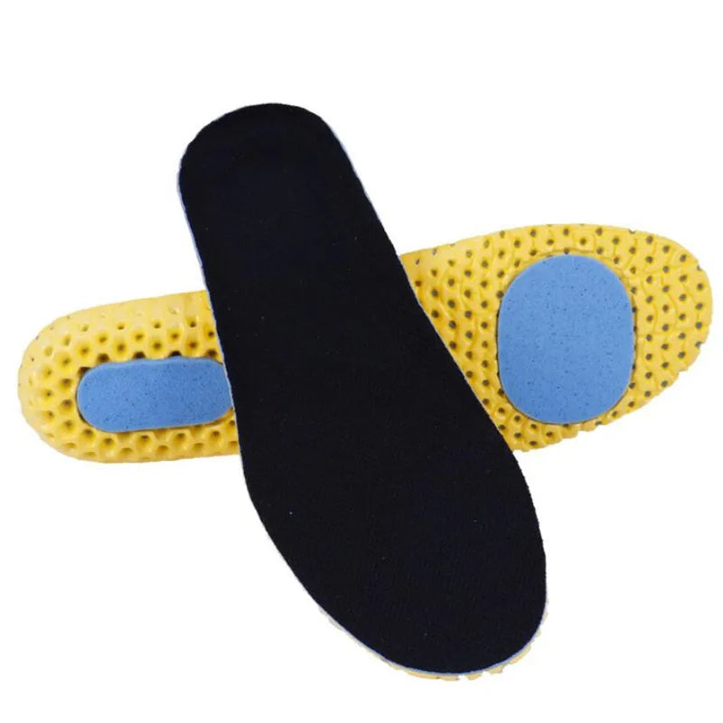 1Pair Memory Foam Sport Insoles Mesh Breathable Cushion Elastic Shock Absorbing Insoles For Man Women Orthopedic Insoles