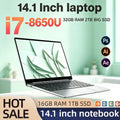 14.1 Inch Ultra Slim Gaming Laptop Intel Core i7 8650U 4C8T 1.9 4.2GHz 32GB RAM 2TB SSD PC Gamer Office 1920x1080 HD Ultra