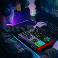 Tenlamp G10 Podcast Microphone Bundle Live Sound Card Audio Mixer, Voice Changer DJ Effects XLR 3.5mm Mic Interface for PC Smartphone Gaming Streaming Recording YouTube Studio Vlog