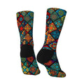 Novelty Ethnic Bohemian Print Men's Socks Comfortable | SAMAG