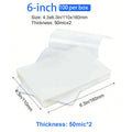 Multi-Size Thermal Laminating Bags: A4/A5/Letter Size Clear Glossy Sheets, Rounded Corners Heat Seal for Office School Home Holi