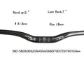 Carbon handlebar MTB Flat Or Rise 31.8*380 - 760mm matte - View 4 | SAMAG