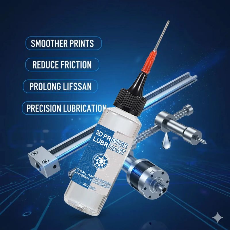 60ml Universal 3D Printer Grease Lubricating Oil for Creality Ender 3 V2 Pro Bambu Lab Anycubic FDM Printer Rail Screw Rod Part