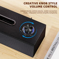 Philips SPA 3808 SoundBar Features a Simple Wood Grain Design  HIFI Sound Quality 3D Audio Effect And Built-in Sound Card