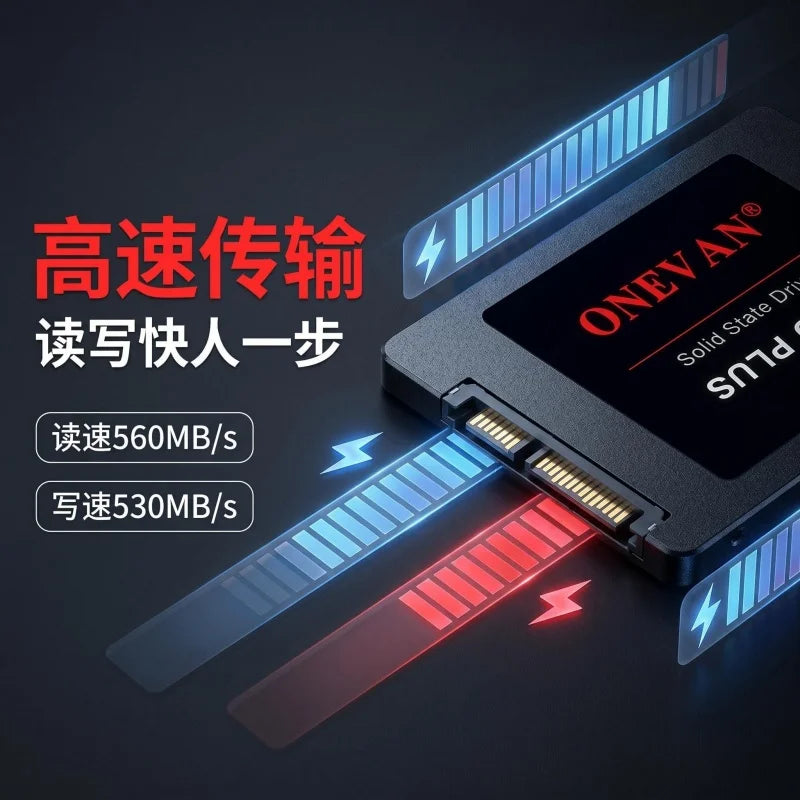 SATA III 2.5 Inch Internal Laptop SSD Hard Drive - PC And Laptop Storage Upgrade 128GB 240GB 512GB 960GB High-Speed Opti
