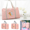 Travel Carry Bags Foldable Travel Bags Handbags Large Capacity Clothing Organizer Luggage Sorting Women Bear Pattern Duffle Bag