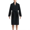2026 new men's home robe 3D digital full-print casual bathrobe spring and summer thin quick-drying home robe with belt can be wo