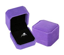Huitan Velvet Box for Rings/Earrings/Necklaces/Bracelets Simple Classic Engagement Wedding Packaging - Visuel 13 | SAMAG
