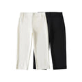 Women's Skinny Capri Pants With Side Split - View 5 | SAMAG