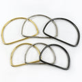 1-10Pcs D Ring Shape Metal Handles Replacement DIY Handbags Bags Purse for Making Women Bag Belt Hardware Accessories