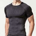 New Men Body Shapers Fitness Elastic Abdomen Tight Fitting Short Sleeve Shirt Tank Tops Shape Underwear Slimming Boobs Shaping