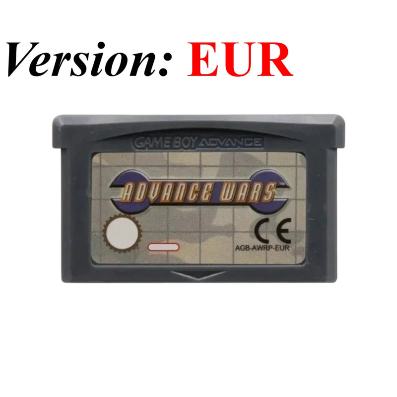 Classic GBA Game Cartridge Breath of Fire Kirby Sonic Advance Wars Golden Sun GBA SP Retro Video Game Collection Gift