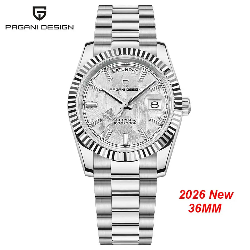 2026 New DD36 Men's Watches PAGANI DESIGN Luxury Automatic Mechanical Watch Men AR Sapphire Glass Business Blue Wristwatch Men ST16 Movt Clock Local Delivery