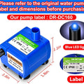 Water Pump LED Light Pet Cat Water Fountain Motor Replacement for Cat Flowers Drinking Bowl Dispenser Pet Accessories