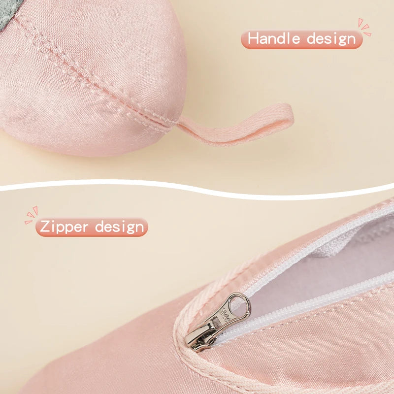 Satin Ballet Pointe Shoe Pencil Case Ballet Shoes Creative Design Girl Heart Makeup Bag Dance Accessory Ballet Gifts