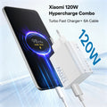 Original Xiaomi 120W 100W Charger Fast Charging Turbo Charger Type C Cable Xiaomi 17 17T 15 15T 14 POCO X8 X7 Pro Redmi Note 15