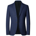 2025 Spring and Autumn New Six Color Checkered Non-iron  Suit Jackets for Men, Royal Blue Casual Blazer Masculino /blazer Hombre