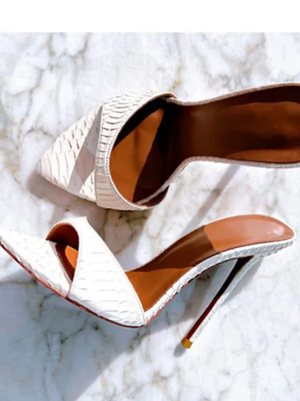 2026Summer New Pointed Thin High-heeled Women's Sandals, Sexy and Comfortable Party Fashionable High-heeled Slippers