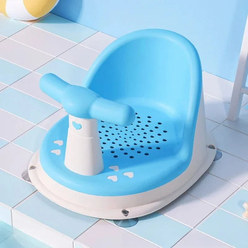 HOMEFISH Children's Shower Seat Portable Shower Stand for Newborns and Young Children Children's Growth Accessories