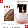 Eudora Harmony Ball Pendant Necklace Pregnancy Chime Ball Mexcian Bola Pendants Wishing Balls Fine Jewelry for Women Best Gift