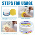White Shoe Care Cream, Polishing and Whitening Cleaner for Sneakers, Sports Shoes and Canvas Shoes