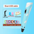 3D Pen Drawing Printing Pen With LCD Screen Compatible PLA Filament Toys Safe Paiting for Children DIY Christmas Birthday Gift